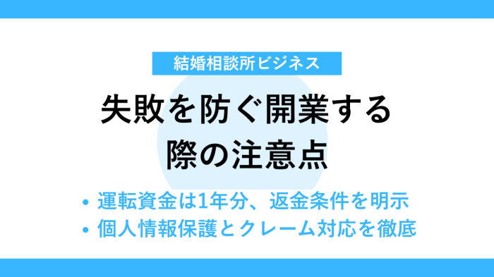 失敗を防ぐ開業する際の注意点