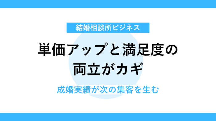 結婚相談所経営でぼろ儲けを狙うには?